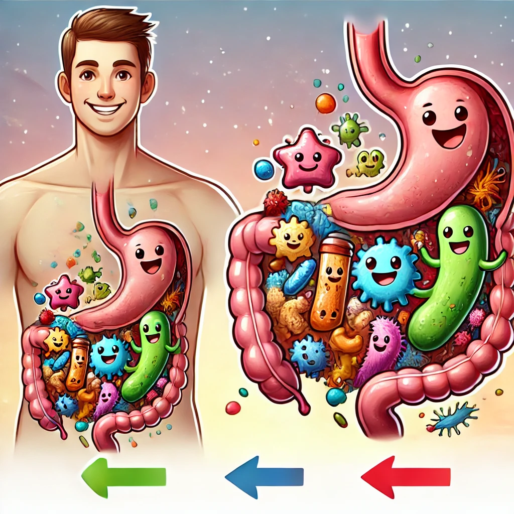 Imagen grafica de como se entiende la microbiota